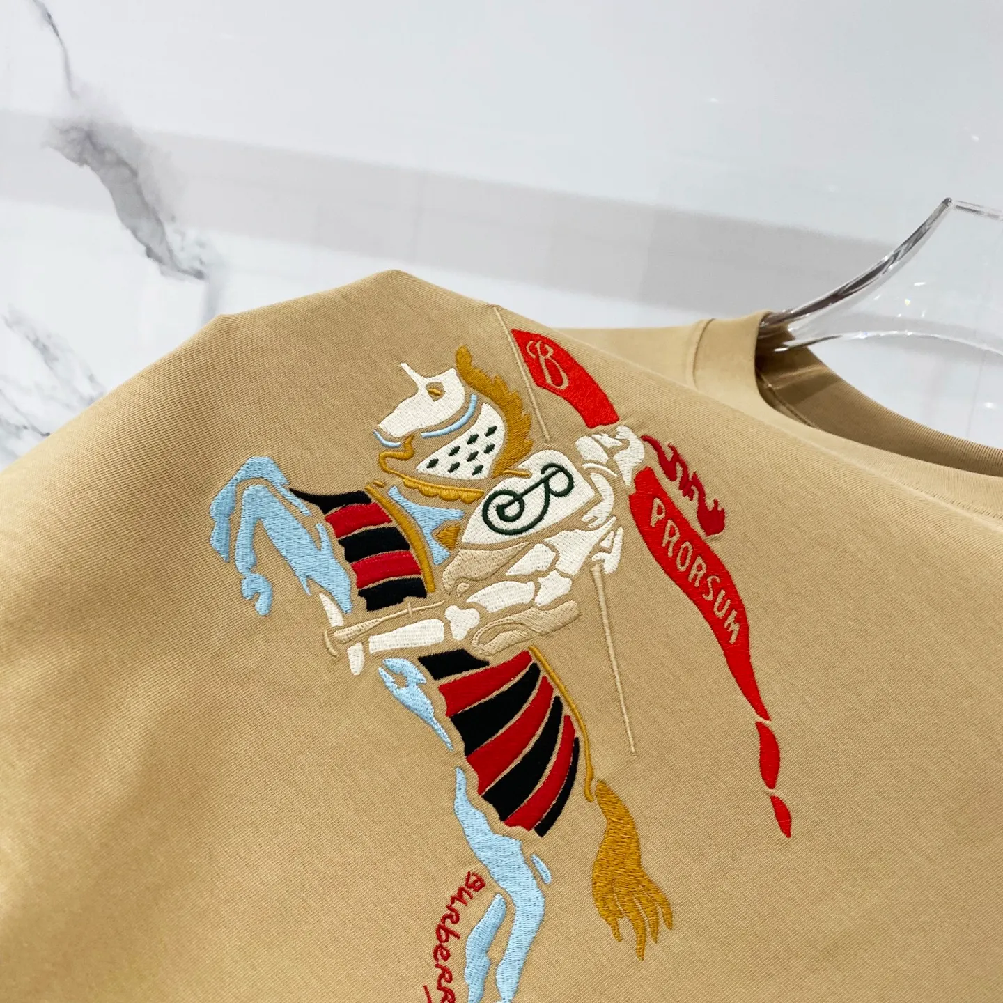 BURBERRY/ - 260 T 🪡 🛡️ LOGO Quality 100 ％ Versatile Size:XS-L :Black.White.Khaki